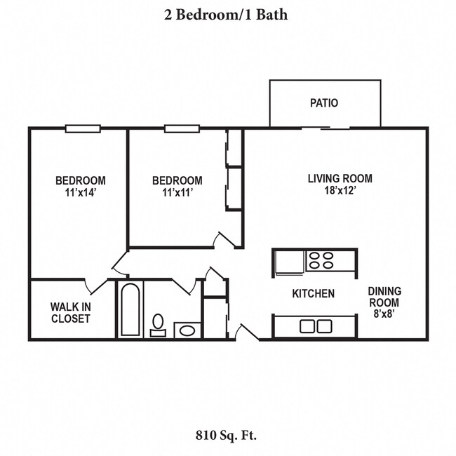 Floorplan - Crown Pointe Apartments