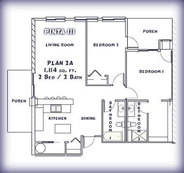 2BR/2BA - Marina Place Apartments