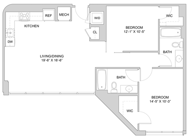 Floorplan - The Modern at Art Place