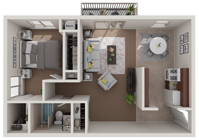 Floorplan - Meadowbrook Village Apartments
