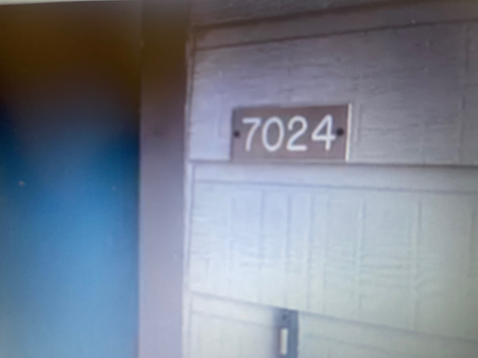 Outside door - 7024 N Holiday Dr