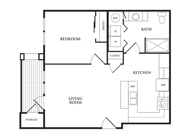 Floorplan - ALDERBROOK APARTMENTS- PREMIER, AFFORDABLE...