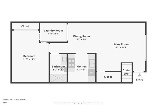 Floorplan - 129 S Olive St