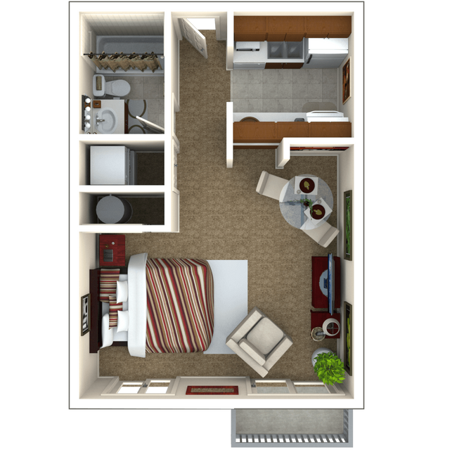 Floorplan - Eagles Landing Apartments