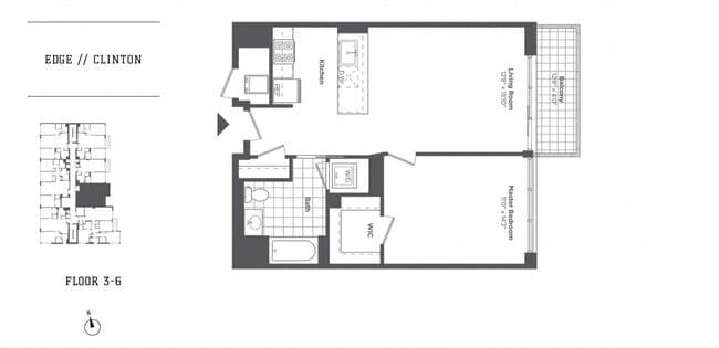 Floorplan - Edge Lofts