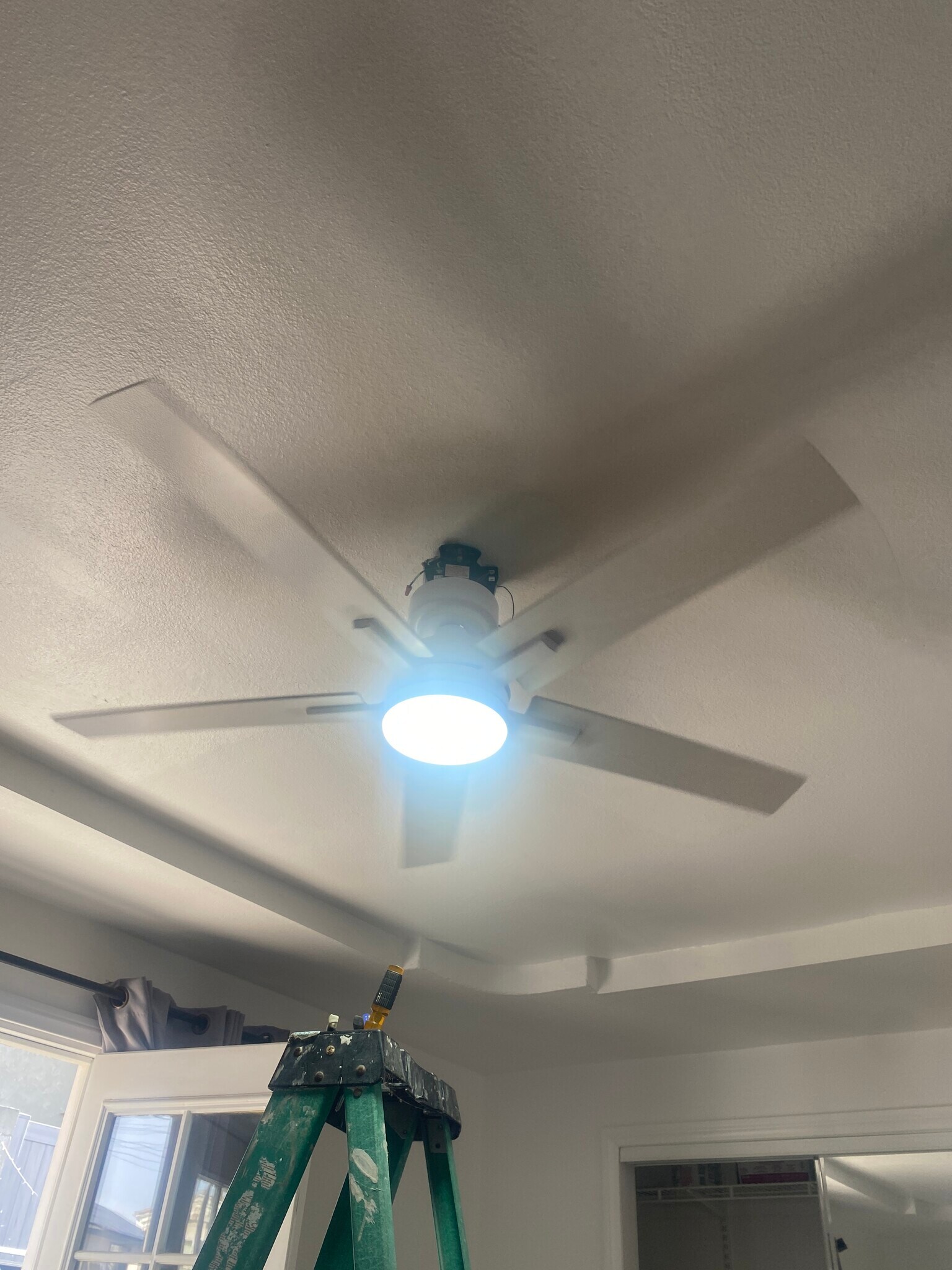 Bedroom Ceiling Fan / Light - 2108 Marshallfield Ln