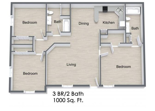 Floorplan - Icon on Midvale