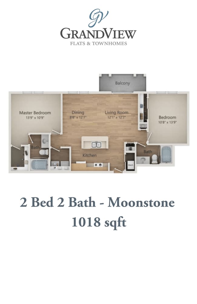 Floorplan - GrandView Flats and Townhomes