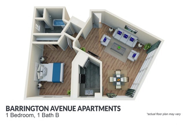 Floorplan - Barrington Avenue Apartment Homes