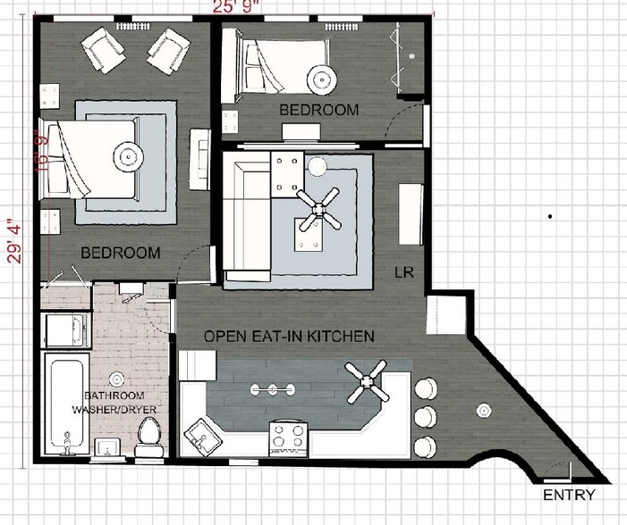 floorplan - 208 E 28th St
