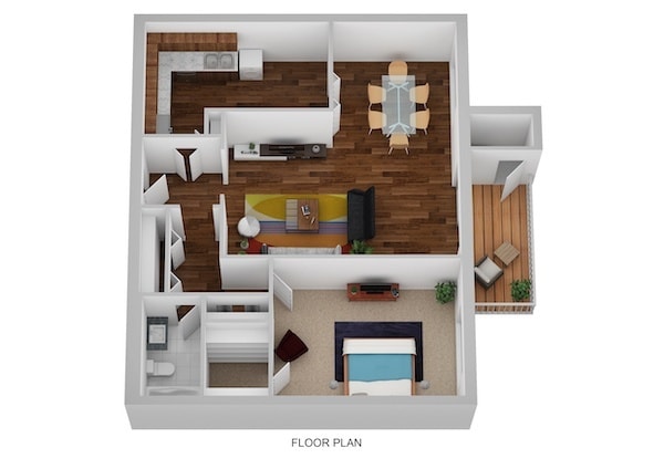 Floorplan - Indian Creek Apartments and Townhomes