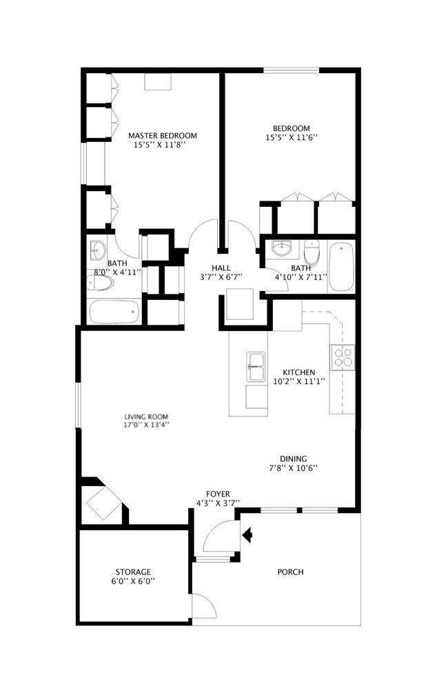 Floorplan - Aspen Forest Apartment Homes