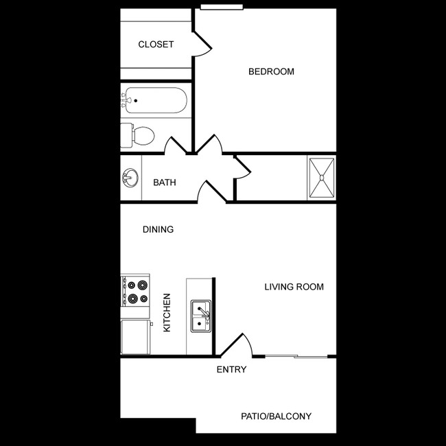 1BR/1BA - Village at Shaw Apartments