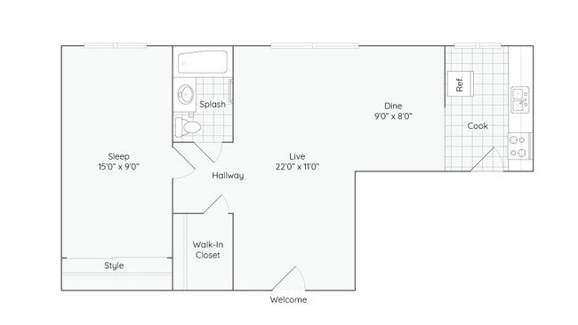 Floorplan - The Bryant at Oak Park