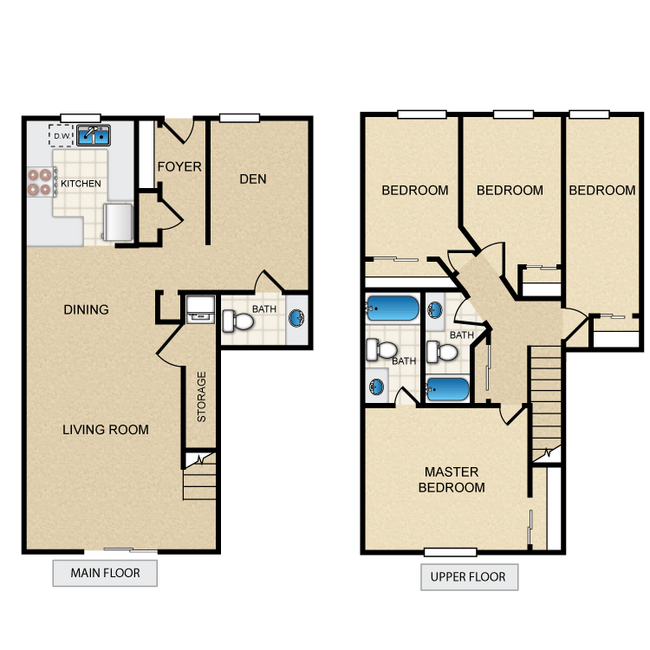 Floorplan - Village Townhomes
