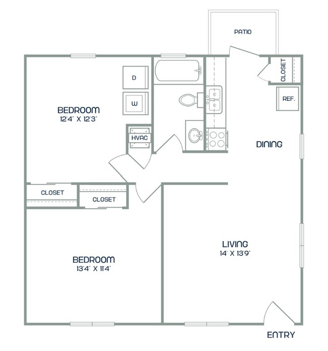 Floorplan - Ayla Apartments