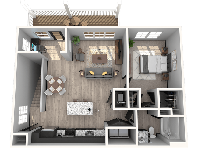 Floorplan - The Towne at Northgate