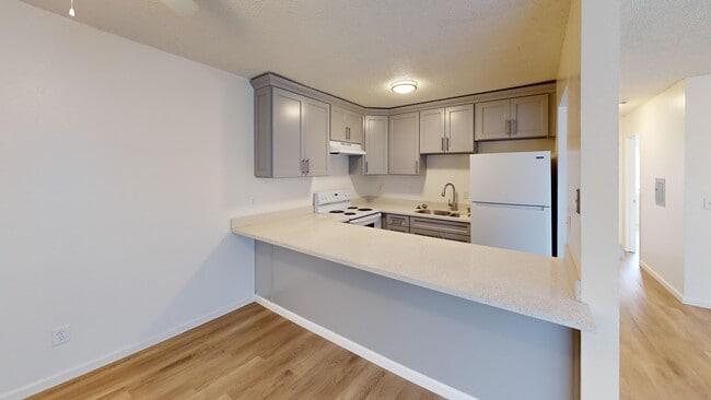 Kitchen demo - Garden Court Apartments