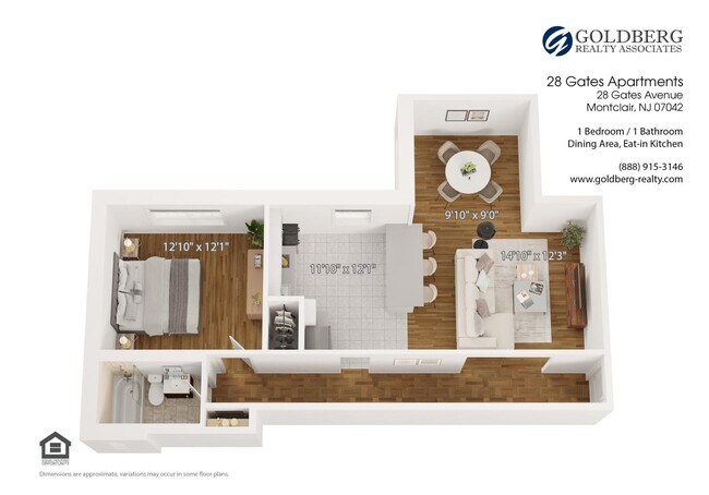 Floorplan - 28 Gates Avenue Apartments