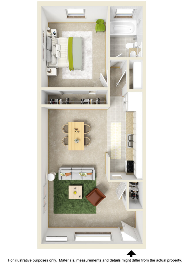 Floorplan - Allison Court Apartments