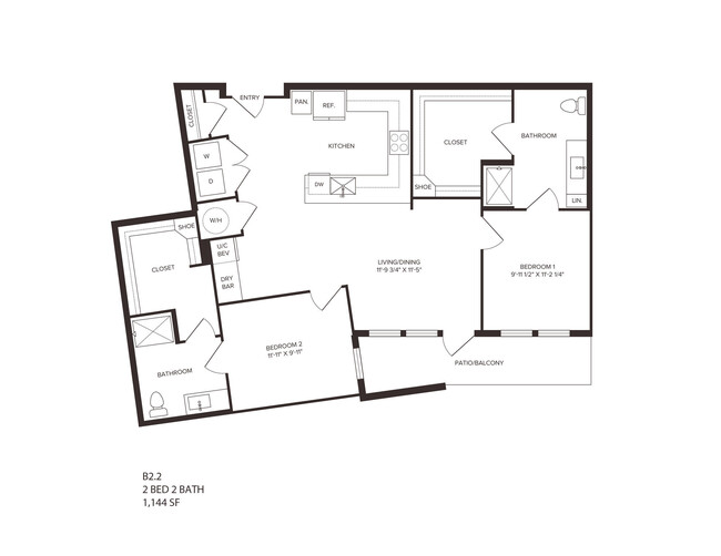 Floorplan - The Boheme