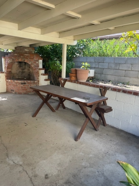 back yard patio - 4109 Beethoven St