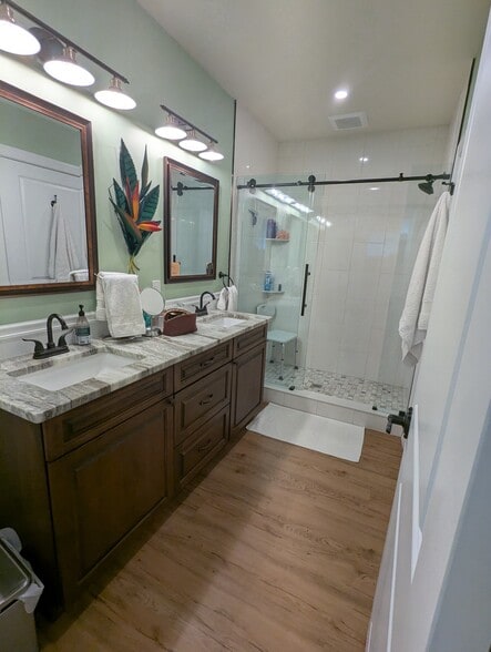Master Bathroom with Shower - 225 W Pastorius St