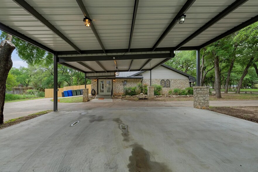 Back French Doors Dry Entry From Carport - 273 Leafy Hollow Ln