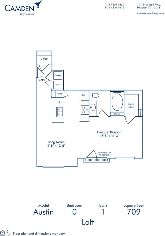 Floorplan - Camden City Centre