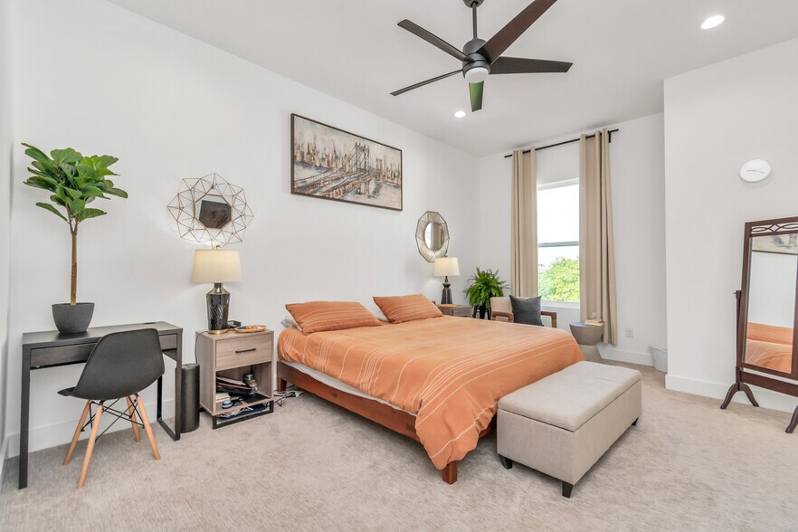 Primary Bedroom with two closets and private en-suite bath - 1815 Elite Dr