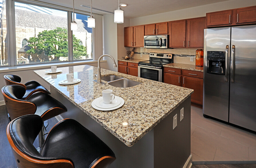 Updated Model Suite - Kitchen - Residences at 1717