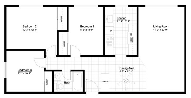 Three Bedroom - Oakbrook