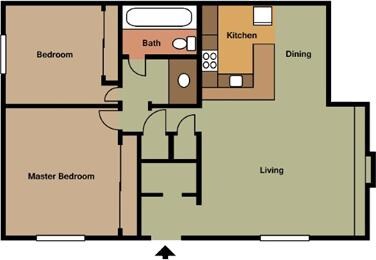 Floorplan - Queenston Plaza Apartments