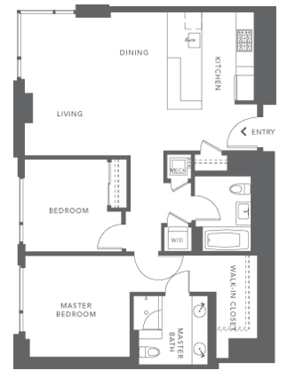 2BR/2BA - Blu SF