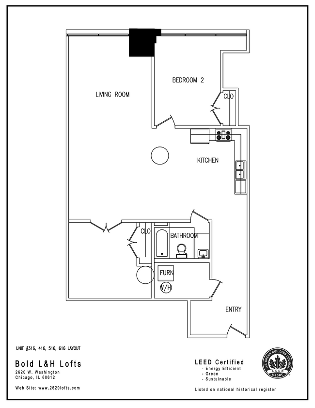 Floorplan - 2620 Lofts