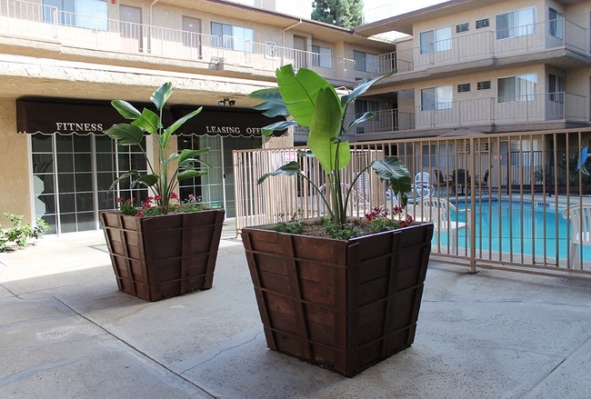 Courtyard - Somerset Place Apartments
