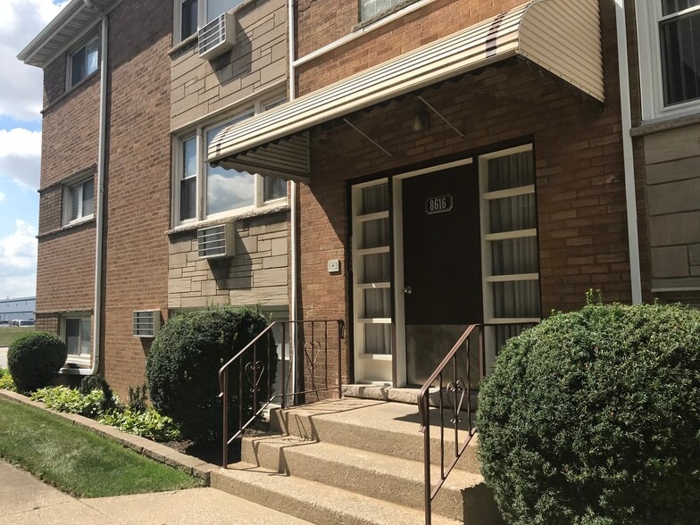 Front locked entrance with back entry also available. - 8616 47th St