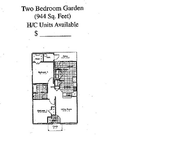 2BR/1BA - Village of New Hope Apartment Homes