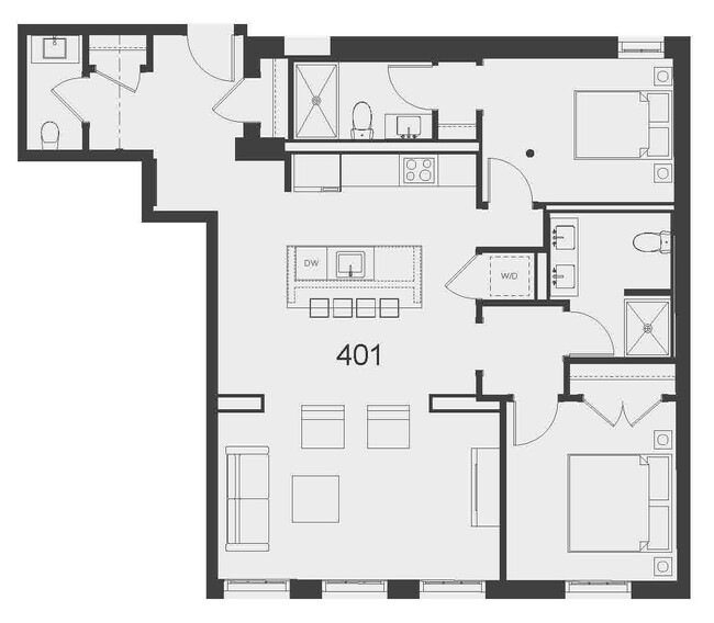 Floorplan - Motley School Apartments