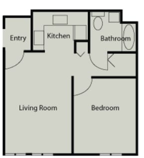 1BR/1BA - Haven Towers