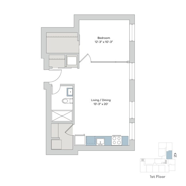 Floorplan - Interstate Flats