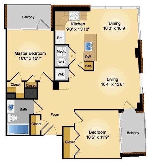 Floorplan - IO Piazza by Windsor