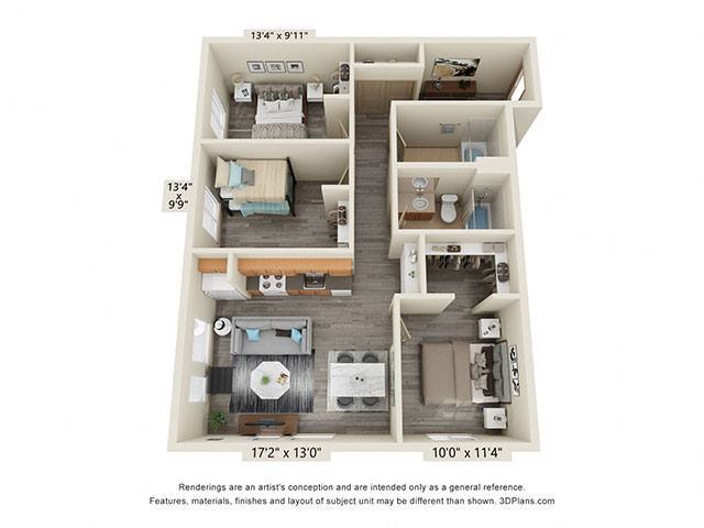 Floorplan - The Aries at Bitter Lake
