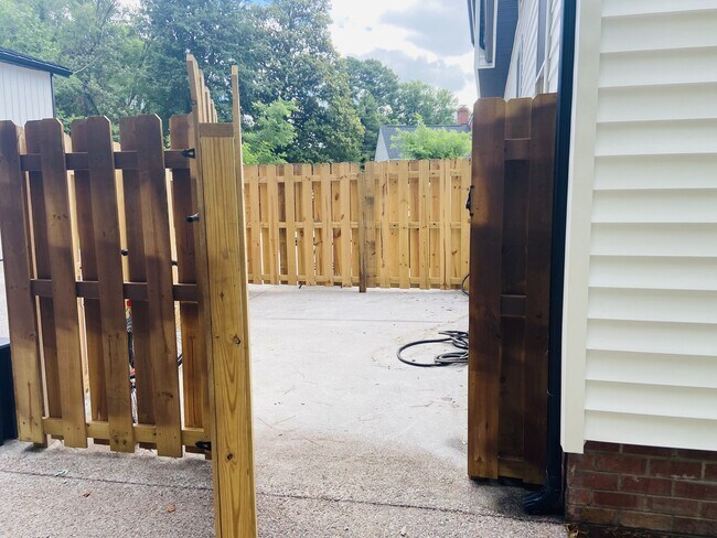 Private back patio - 900 Adams Rd