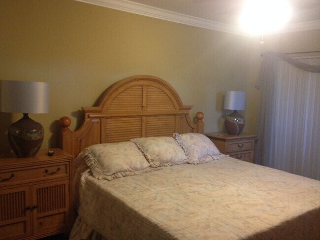master bedroom with king bed set - 123 Deer Creek Blvd