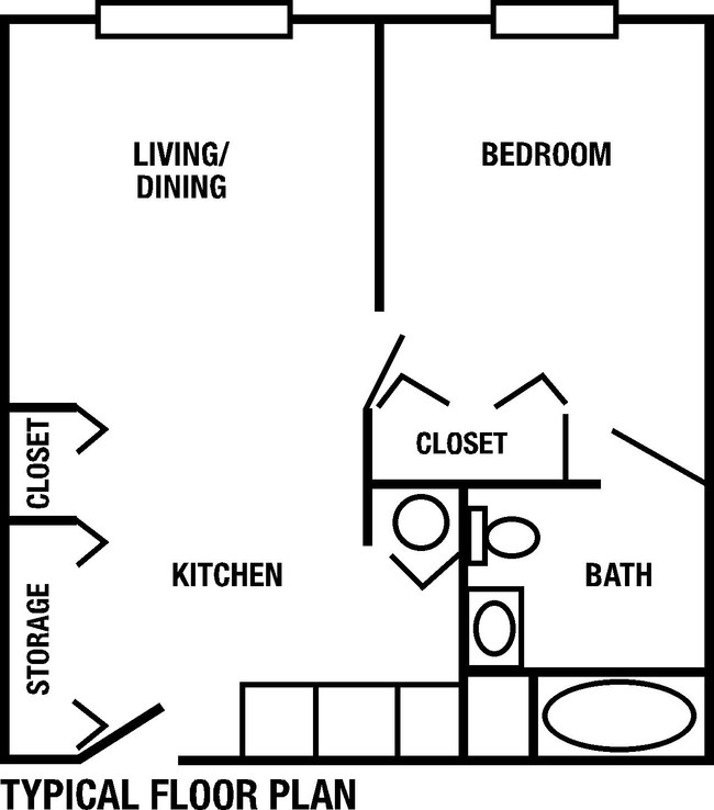 1BR/1BA - New Towne Village 62+ Senior Residences