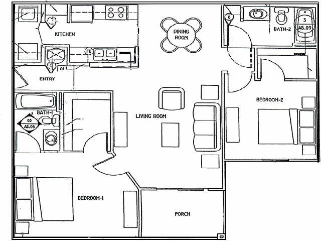 Floorplan - Sanctuary Walk Apartments