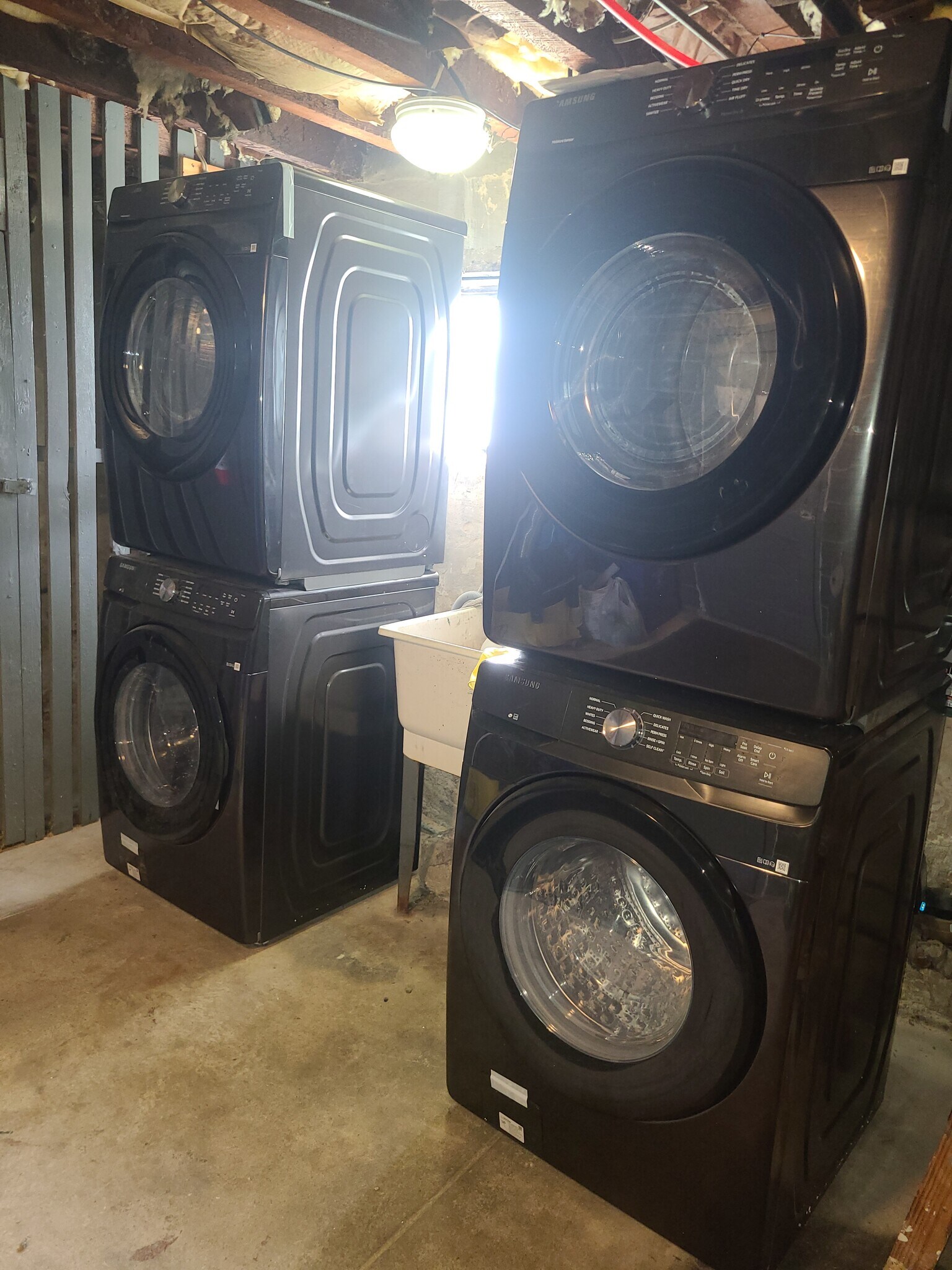 Dedicated laundry machines, units A and B - 6301 Morton St