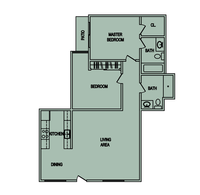 Floorplan - Kester Apartments