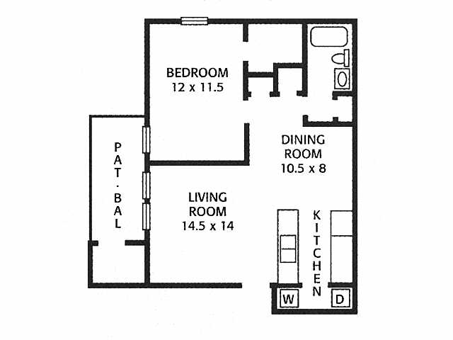 1BR/1BA - Hunter's Mill Apartments